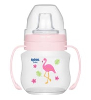 Wee Baby Akıtmaz Kulplu Pembe Pp Antikolik Bardak 125 ml