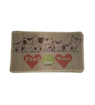 Nanbell Jüt Halı Kedi Tırmalama 70X43 cm Desenli No:12
