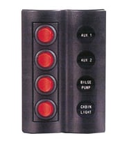 BFY 4'LÜ  SWITCH PANEL A.S TEKNE, YAT VE KARAVAN