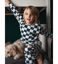 Organik Lacivert No Bad Days Erkek Çocuk Pijama Takımı