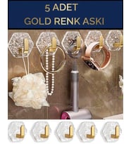 5 Adet Süper Güçlü Yapışkanlı Suya Dayanıklı Şeffaf Askı Çok Amaçlı Askı Banyo Askı Mutfak Askı