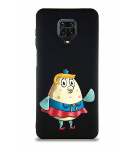 Xiaomi Redmi Note 9 Pro Soft Premier Kapak Bayan Puff Tasarımlı Silikon Kılıf - Siyah (Şeffaf)
