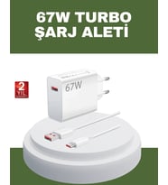 67 Watt Type C Hızlı Şarj Cihazı Oneplus 7 8 9 10 Uyumlu