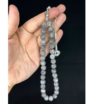 JASPER TAŞI DOĞALTAŞ TESBİH KÜRE KESİM T-491 (Çok Renkli)