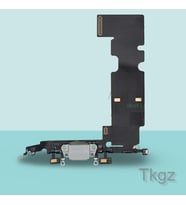 Apple İphone 8 PLUS Full Şarj Soketi Filmi FLEX (GÜMÜŞ)