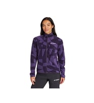 adidas W Terrex Mt Aop Fz Fl Kadın Outdoor Ceketi JN0996 Mor