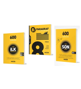 Hız Yayınları 8. Sınıf LGS 600 Soruda İlk Dönem Tekrarı + Paragraf + LGS 600 Soruda Son Tekrar (3 Ki