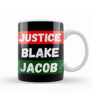 justice For Jacob Blake 2021 Black Lives Matter Kupa Bardak Porselen