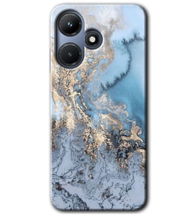 İnfinix Hot 30i Kılıf HD Desen Baskılı Kılıf - Eski Mermer