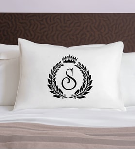 BK Gift Kişiye Özel Baş Harf Tasarımlı Pamuklu Yastık Kılıfı-3 50x70cm , Sevgiliye Hediye, Ev Hediyesi, Tasarım Ev Tekstili