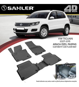 Volkswagen Tiguan Havuzlu Paspas 4,5D Sahler 2007-2015 Arası