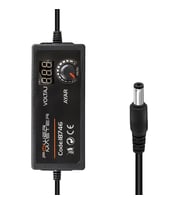 PM-18746 Dijital Ekranlı 12 Volt - 24 Volt / 5 Amper Çok Uçlu Ayarlı Kademeli Adaptör