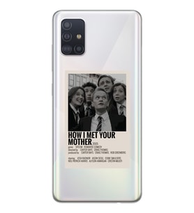 Samsung Galaxy A71 Uyumlu How I Met Your Mother Tasarımlı Şeffaf Telefon Kılıfı