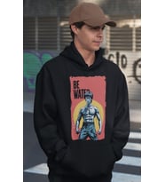 Özel Tasarım Dövüşçü Bruce Lee Bodybuilding Fitness Baskılı Unisex Oversize Sporcu Hoodie