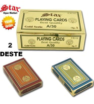 İskambil Kağıdı Star Oyun 2 lİ Set Gold Oyun Kağıdı İskambil Kağıdı Poker Kağıdı 2 Deste Stoktan