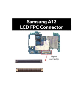 Samsung A12 Ekran Konnektör