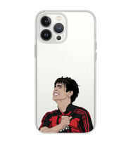 Iphone 12 PRO Uyumlu Kaka Leite Futbol Tasarımlı Şeffaf Telefon Kılıfı