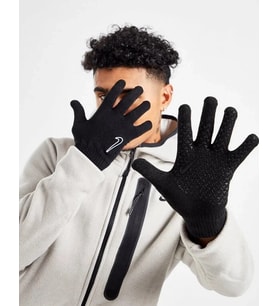 Knıt Tech And Grıp Tg 2.0 Unisex dokunmatik özellikli Siyah Antreman Eldiveni