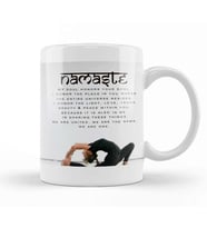 Namaste Yazı Meditasyon Kupa Bardak Porselen