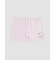 LCW Kids Lila Pamuklu Baskılı Kız Çocuk Boxer