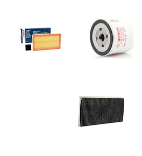 Bosch Filtre Bakım Seti Ford Transit Connect 1.8 DI Dizel 2006-2012 75 Beygir Hava + Yağ f. + Polen Filtre Sardes