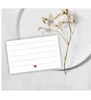 Not Kartı Not Kağıdı - 8x5 Cm 50 adet