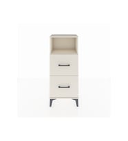 Arges Komodin Tek Raflı 2 Çekmeceli 44x30x106 Aytaşı-Aytaşı