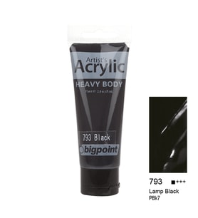 Bigpoint Akrilik Boya 75 ml Lamp Black 793