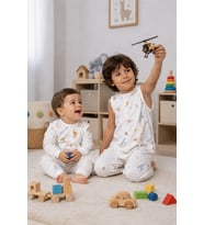 Çıkarılabilir Kollu Fermuarlı Uyku Tulumu 1-8 Yaş Pazen 4 Mevsim 2701