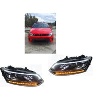 vw polo 6j 2014.2018 uyumlu b8 dizayn kayar sinyal led far
