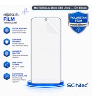 SChitec MOTOROLA Moto X50 Ultra Uyumlu Ön Yüzey Nano Şeffaf Hidrojel Ekran Koruyucu