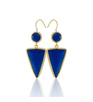 Kadir Jewellery 22 Ayar Altın Kaplama Kadın Sallantılı Küpe -El İşçiliği Ve Hipoalerjenik Küpe
