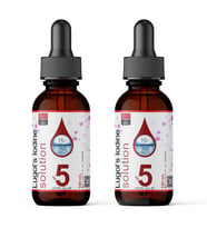 Lugol İyot Çözeltisi %5  2x100 mL (Lügol Çözeltisi Cam Damlalıklı Şişe,Pharma Grade Lugols Iodine)