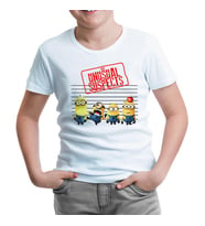 Minions - The Unusual Suspects Beyaz Çocuk Tshirt