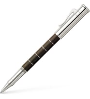 Graf Von Faber-Castell Anello Grenadilla Roller Kalem, Platin Kaplama, Dayanıklı Ahşap Gövde, Şık Ve