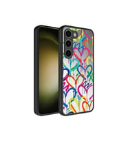Samsung Galaxy S23 Plus Uyumlu Kılıf Aynalı Desenli Kamera Korumalı Parlak Zore Mirror Kapak (Kırmızı)