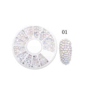 BEYAZ SWAROVSKİ SÜSLEME TAŞ SETİ