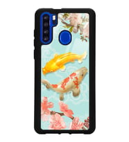 Reeder P13 Blue Max Uyumlu Koi Balığı Tasarımlı Glossy Telefon Kılıfı