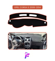 OPEL CORSA D (2006-2014) Torpido Örtüsü Güneşten Korur Kolay Montaj Tam Uyum Tam Koruma T46