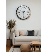 Prestij Krom Metal 40 Cm Duvar Saati