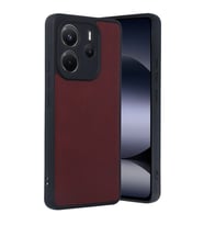 Xiaomi Redmi Note 14 4g Kılıf Aras Deri Kapak - Bordo