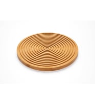 Bambu Oluklu Peynir Sunum Tahtası,28 cm,Lüx Bambu Sunum Tabağı,Velor Home.