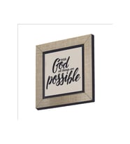 Matta 19:26 Baskılı MDF Magnet 7X7