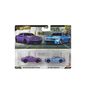 Hot Wheels Premium Dodge Challenger Srt Demon 2018 – Dodge Charger Srt 2015 2’Li Set