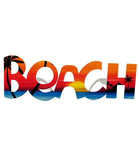 Nessiworld Beach Yazılı Parti Gözlüğü Yaza Merhaba Hawaii Show Gözlüğü 19x6 cm