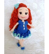 Ahu Bebek Amigurumi Organik Oyuncak