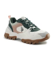 U.s. Polo Assn. Tracky 5Pr Kadın Beyaz-Mavi (36-40) Sneaker Ayakkabı