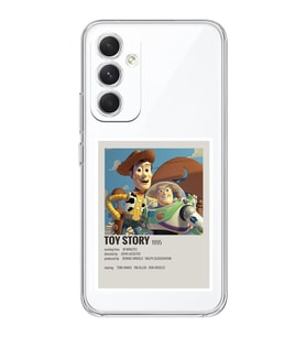 Samsung Galaxy A25 Uyumlu Toy Story Minimalist Poster Desenli Şeffaf Telefon Kılıfı