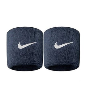 Nike Swoosh Wristbands 2 Pk Obsidian/white Osfm,one Size/5 (Çok Renkli)