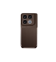 İnfinix Gt 20 Pro Kılıf Auto Focus Karbon Kapak - Kahverengi